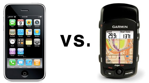 3G iPhone vs. Garmin Edge 705 for biking Singletracks Mountain Bike News